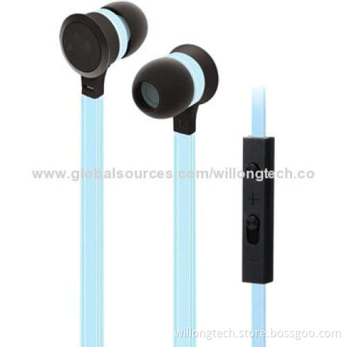 Noise-cancelling Stylish Earphones for Mobiles, with Volume Control